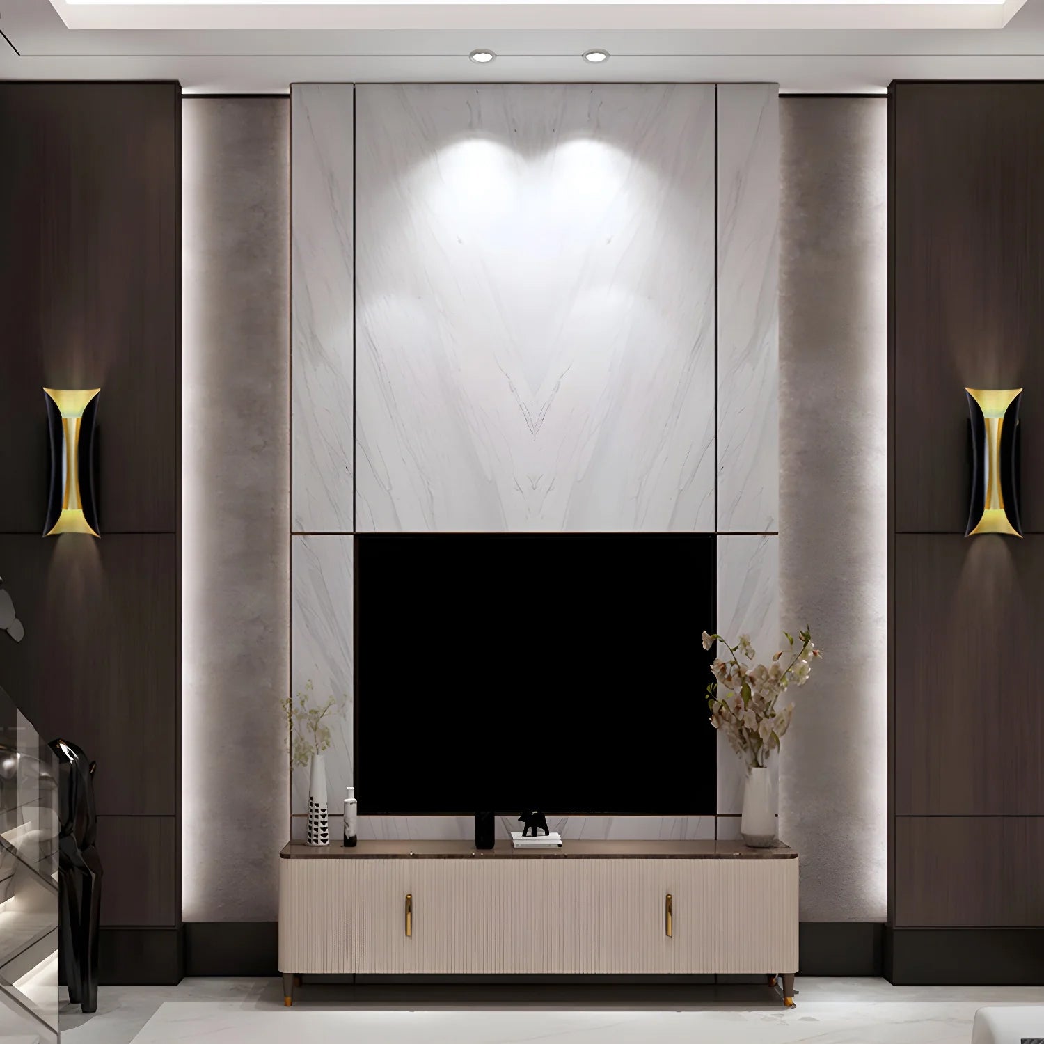 Flame Art Wall Sconce - Blowlighting