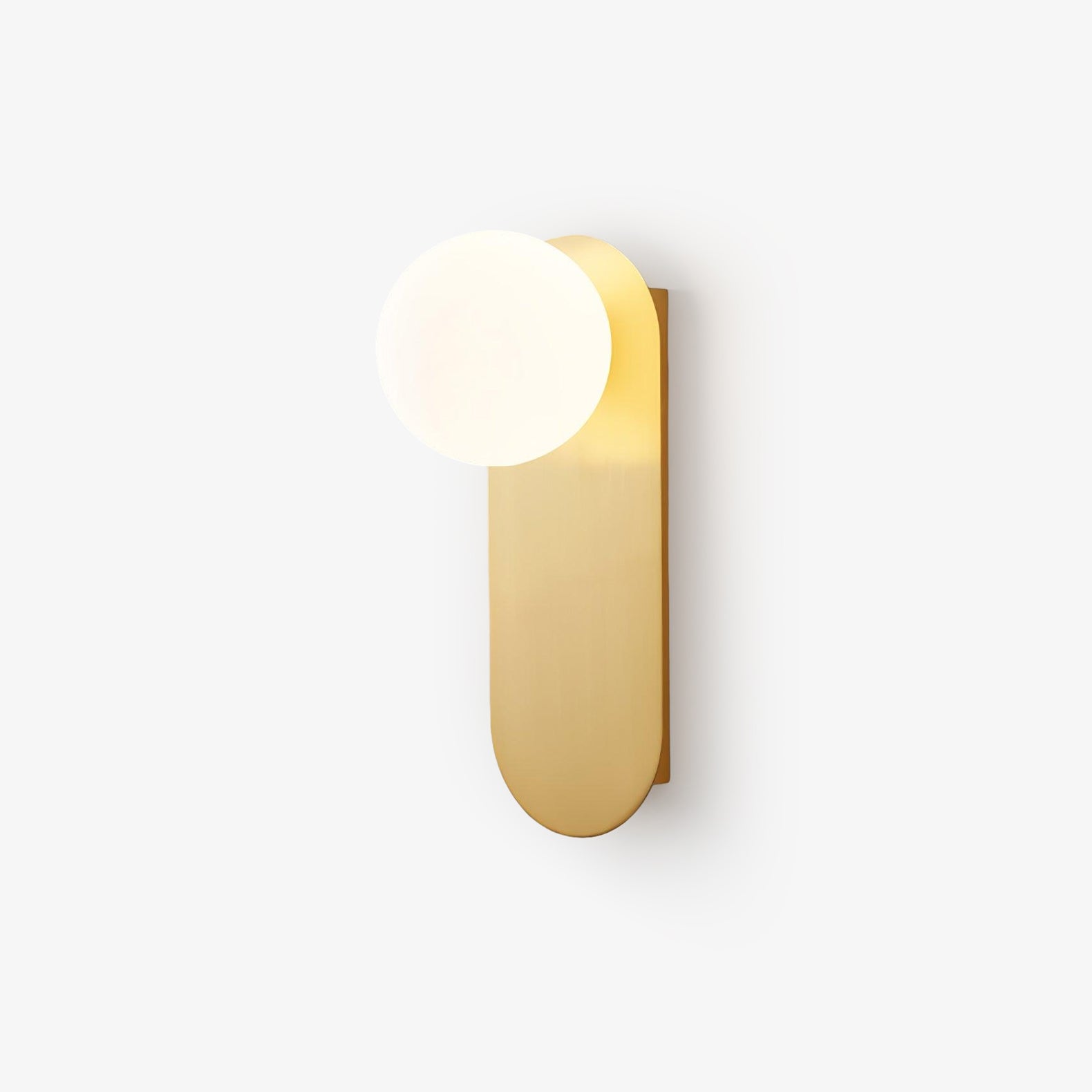 Flat Base Globe Sconce - Blowlighting