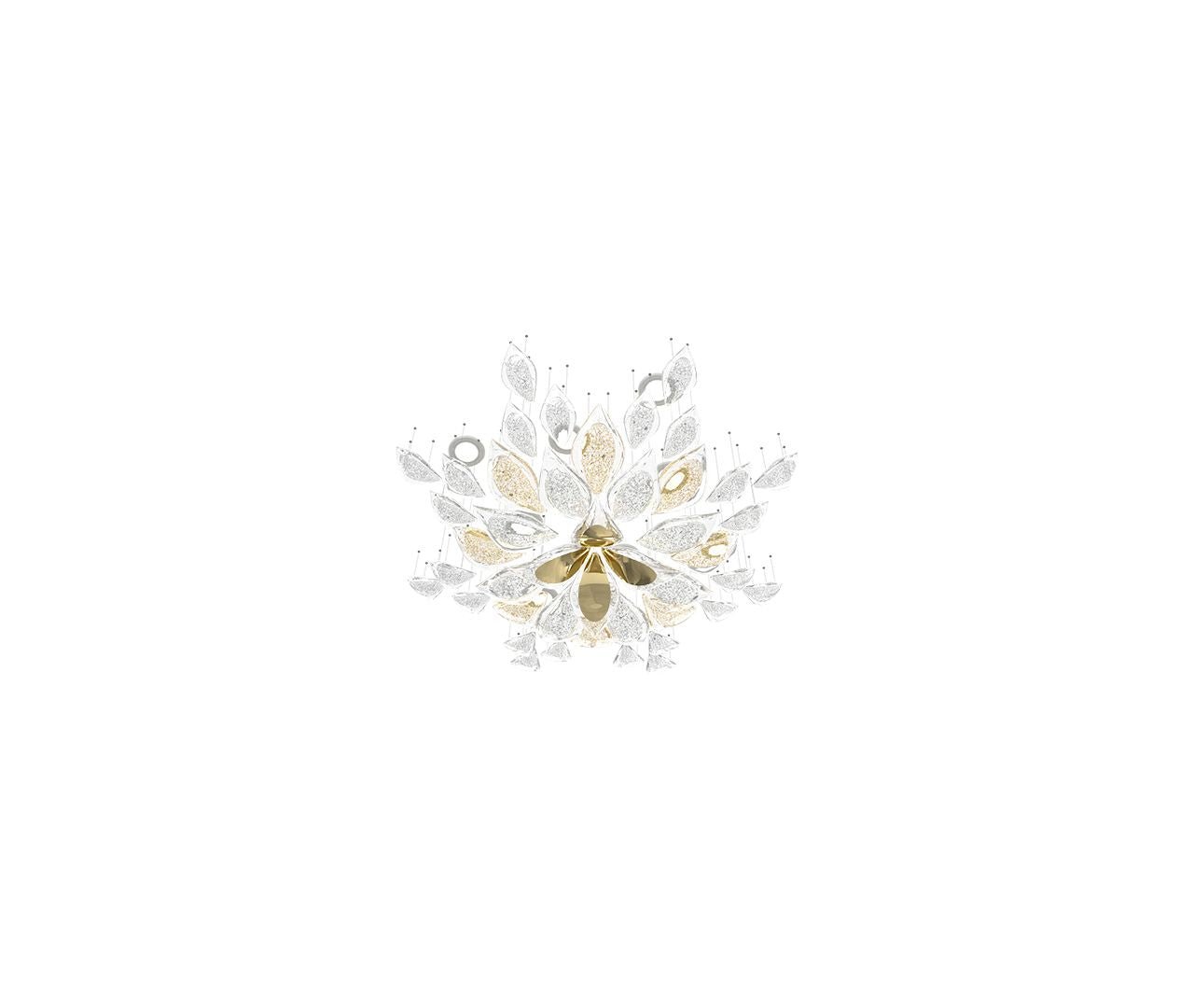Avynen Crystal Petal Chandelier - Blowlighting
