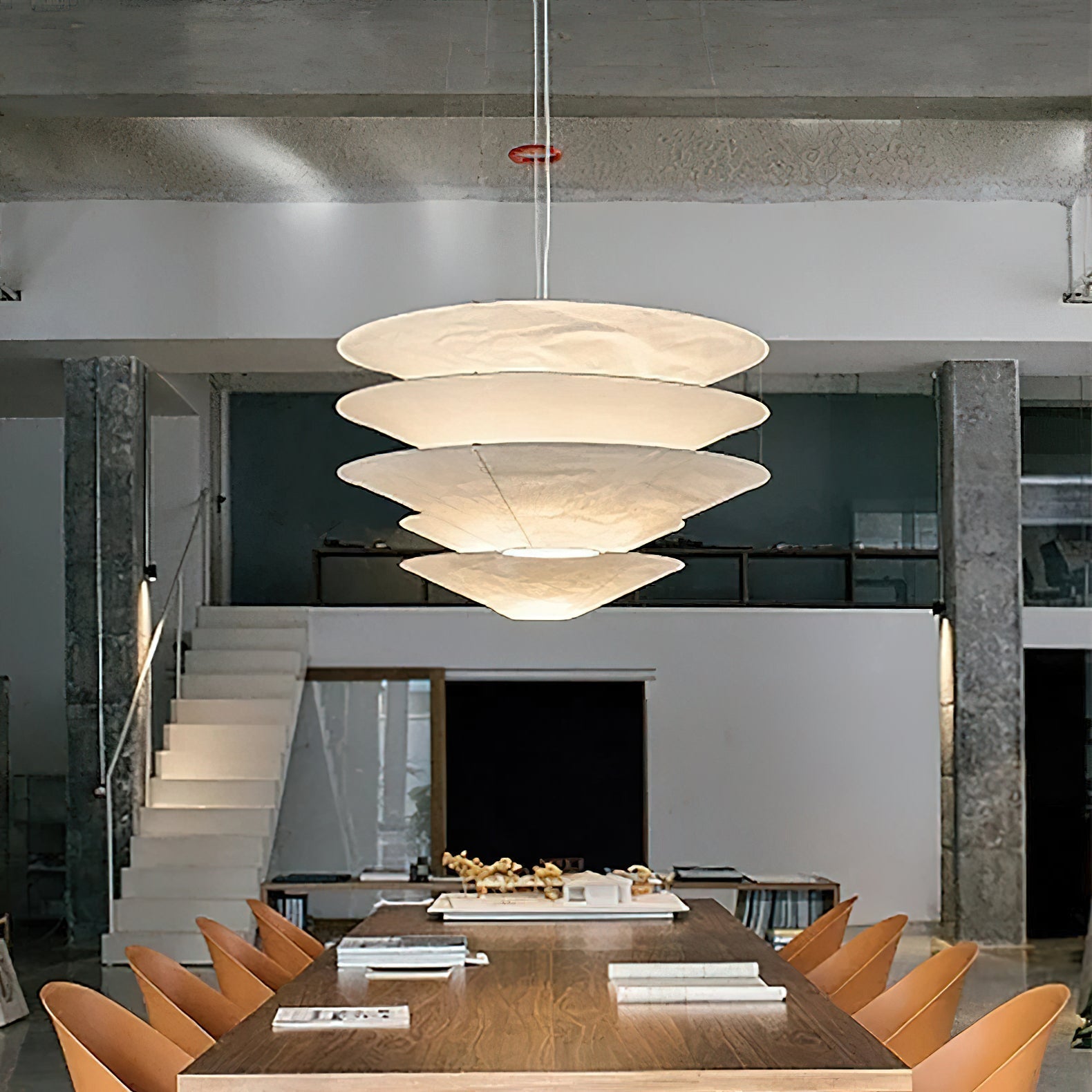 Zomarion Individual Creativity Paper Metal Pendant Light - Lamp Copper