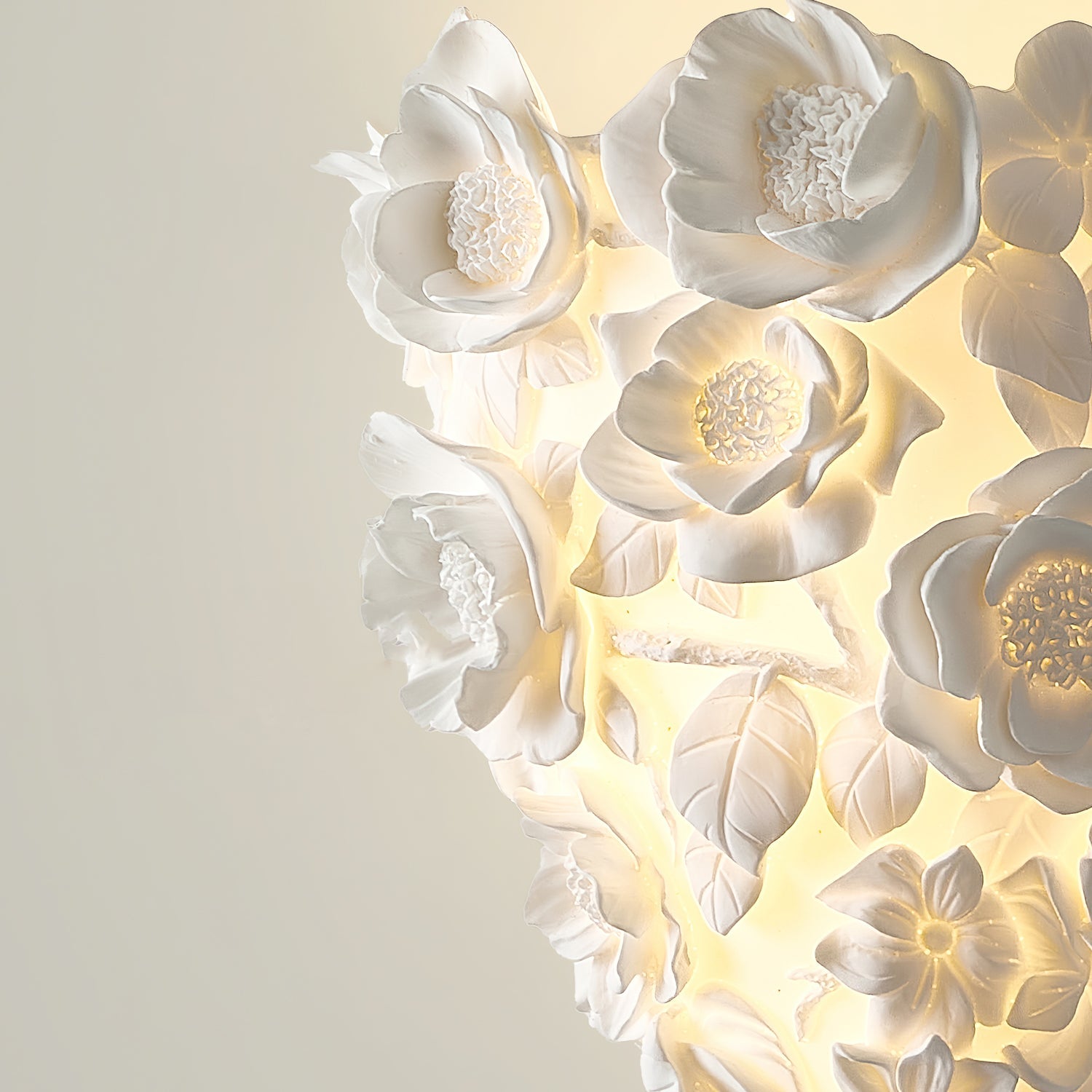FloranzaArt LED Métal Moderne Résine Applique Murale Lampe