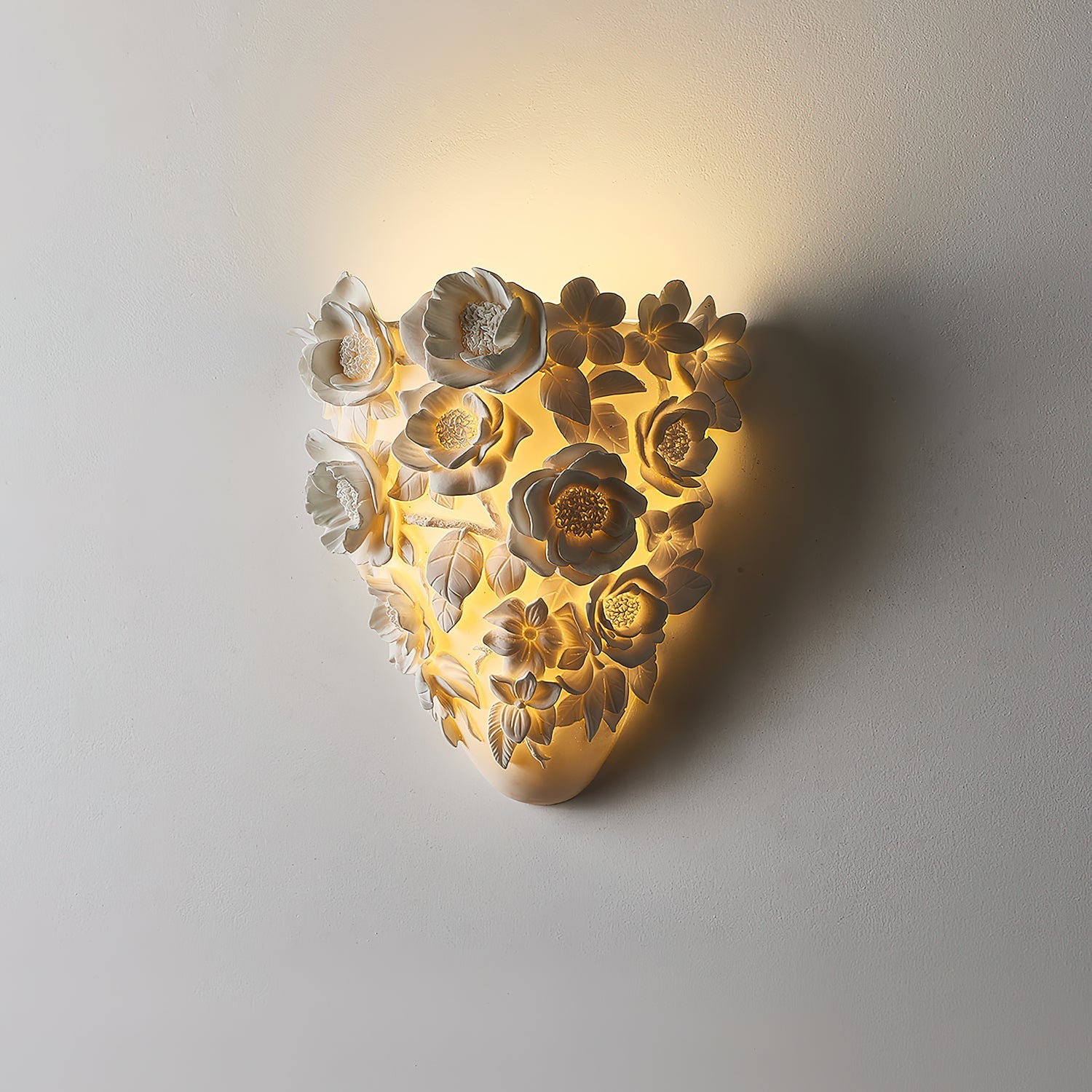 FloranzaArt LED Métal Moderne Résine Applique Murale Lampe