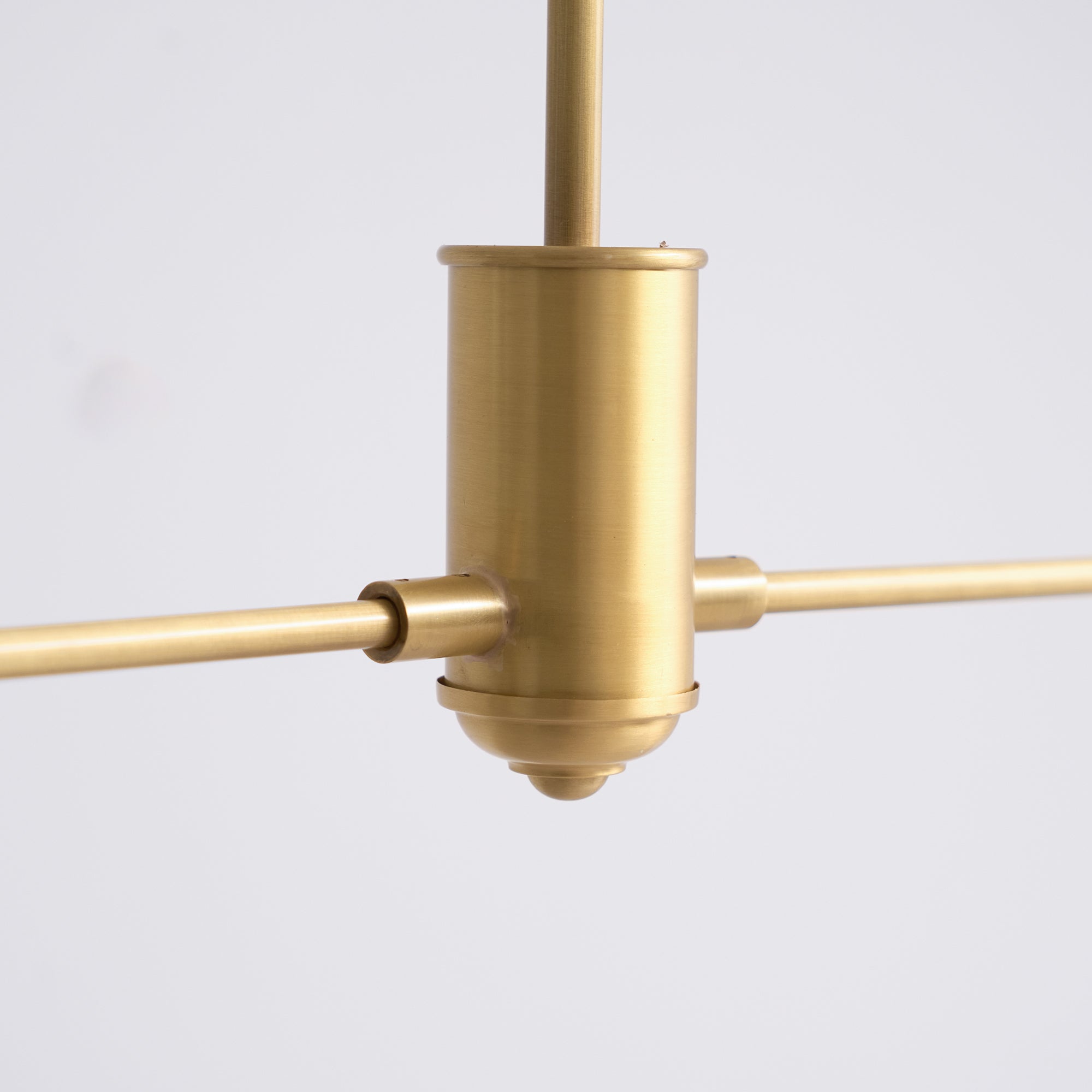 Vavenia Modern Minimalist Brass Glass Chandelier - Lamp Copper