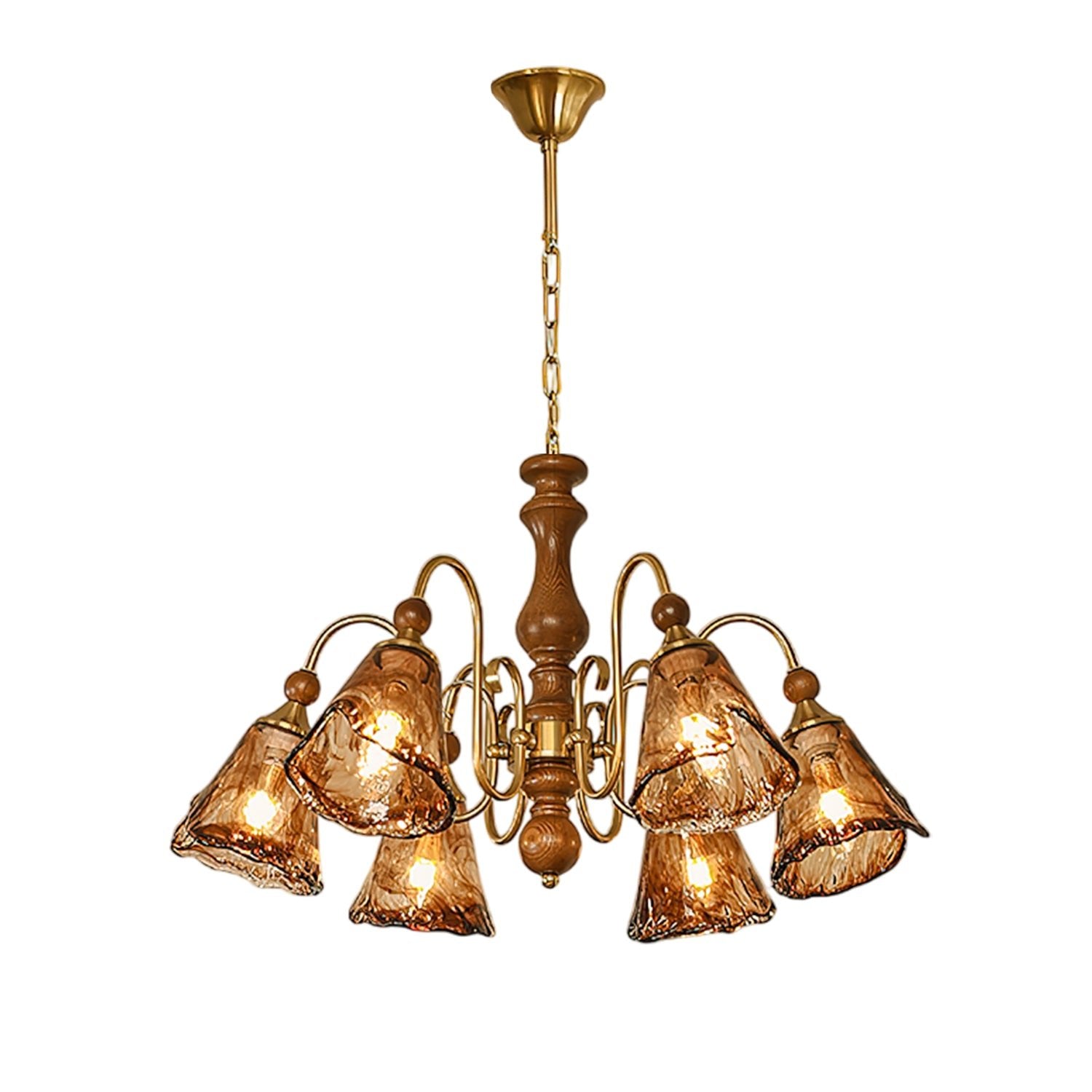Florenzia Lustre Élégant Vintage en Verre