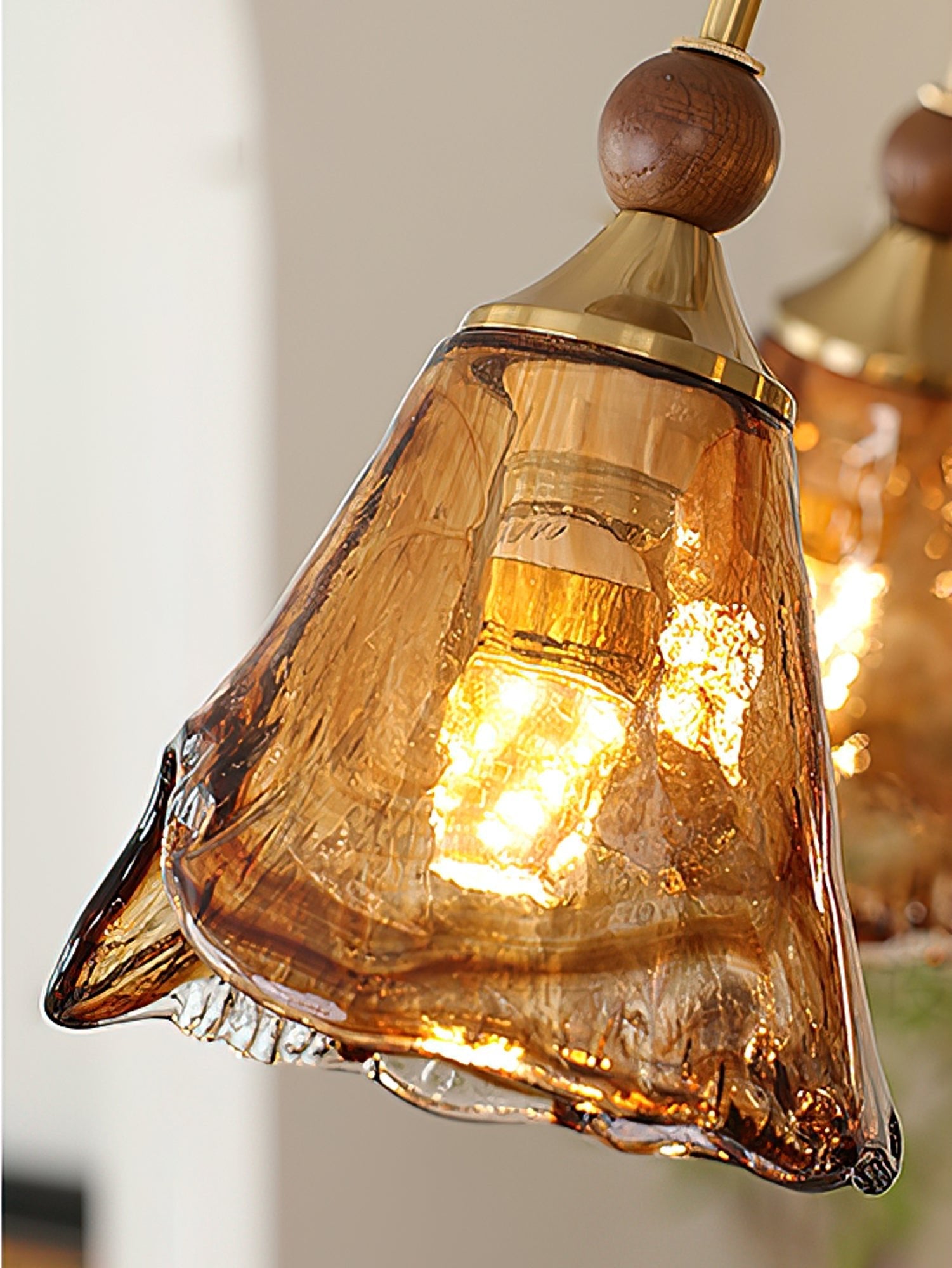 Florenzia Lustre Élégant Vintage en Verre