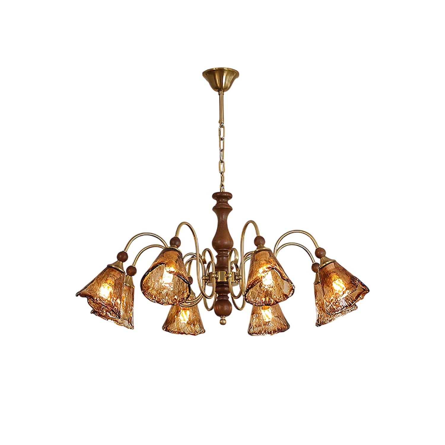 Florenzia Lustre Élégant Vintage en Verre