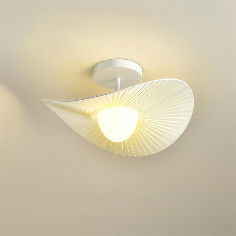 Florina Ceiling Lamp Pleated Fabric Sculptural - Letslighting