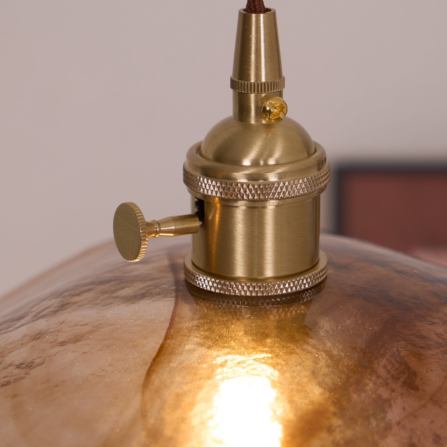 Flower Petal Glass Pendant Swag Light - Blowlighting