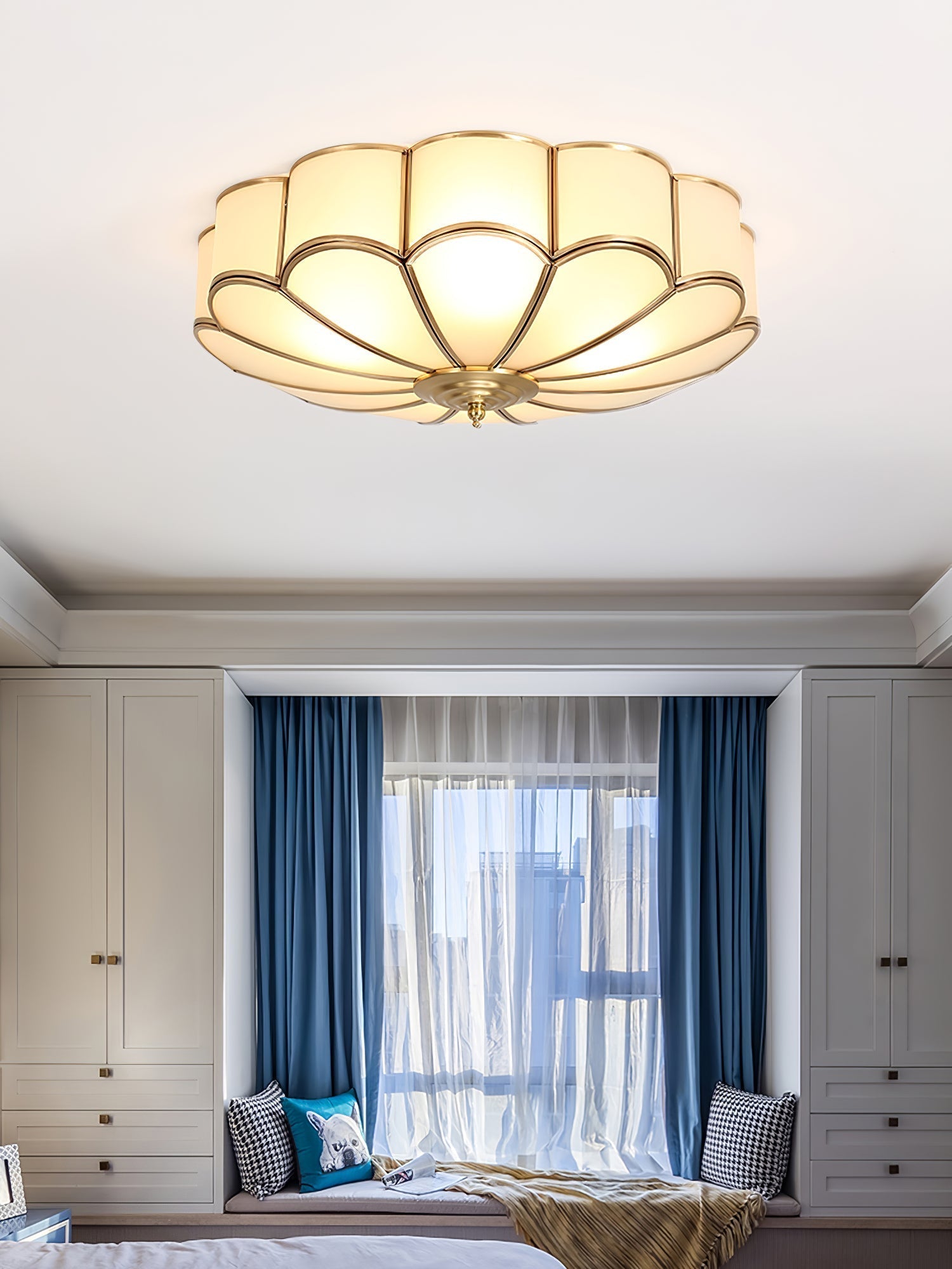 Flower Shape Glass Recessed Ceiling Light - Blowlighting