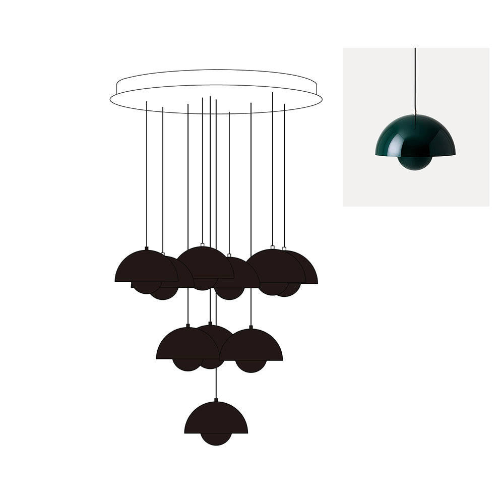 Flowerpot Chandelier - Letslighting