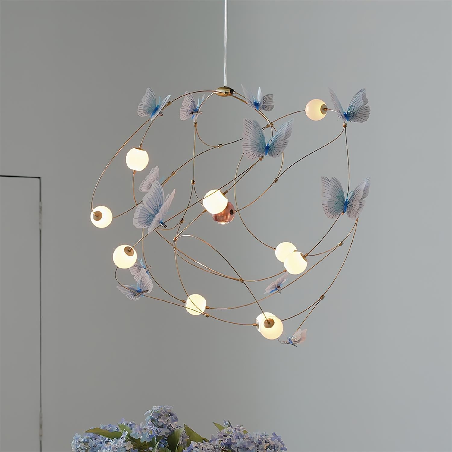 Flutterveil Chandelier Butterfly Dreamy - Letslighting