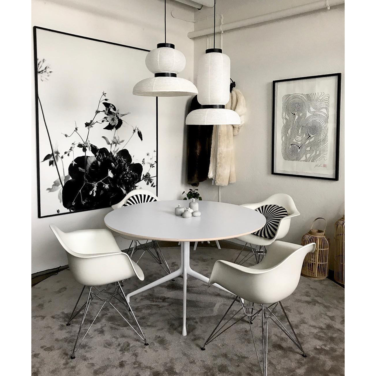 Cutheion Individual Creativity Rice Paper Pendant Lamp - Lamp Copper