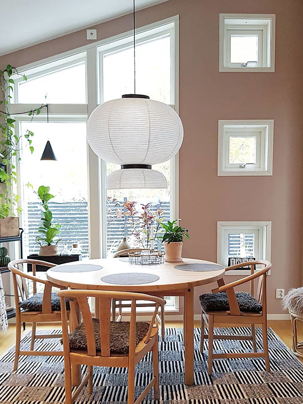 Cutheion Individual Creativity Rice Paper Pendant Lamp - Lamp Copper