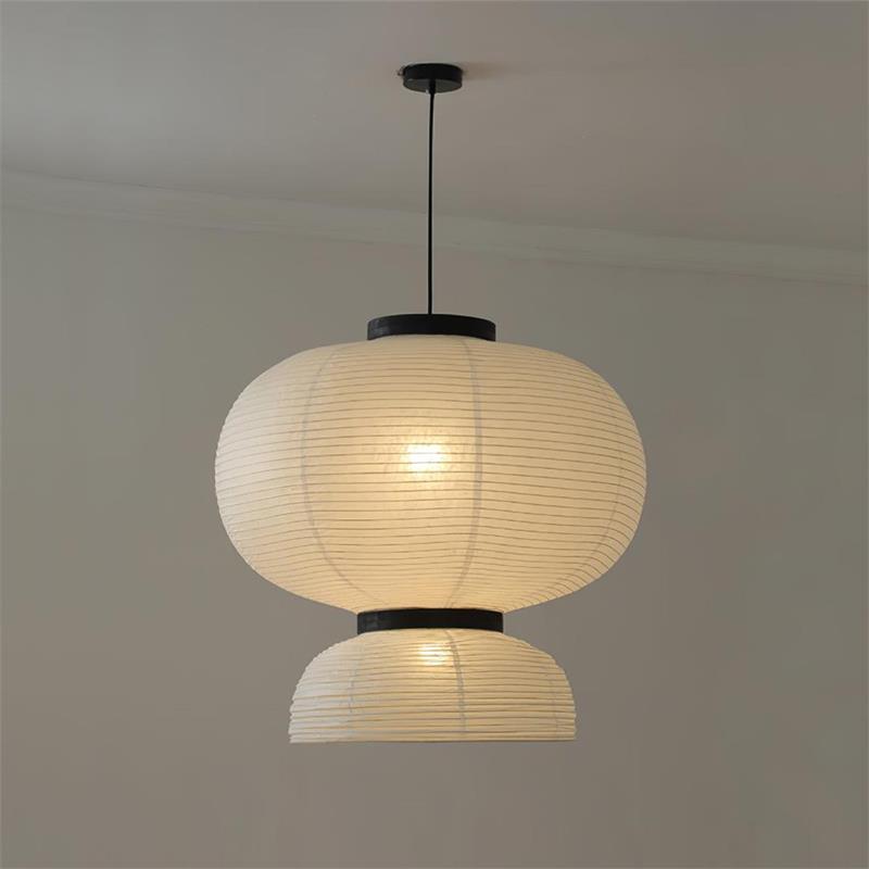 Cutheion Individual Creativity Rice Paper Pendant Lamp - Lamp Copper