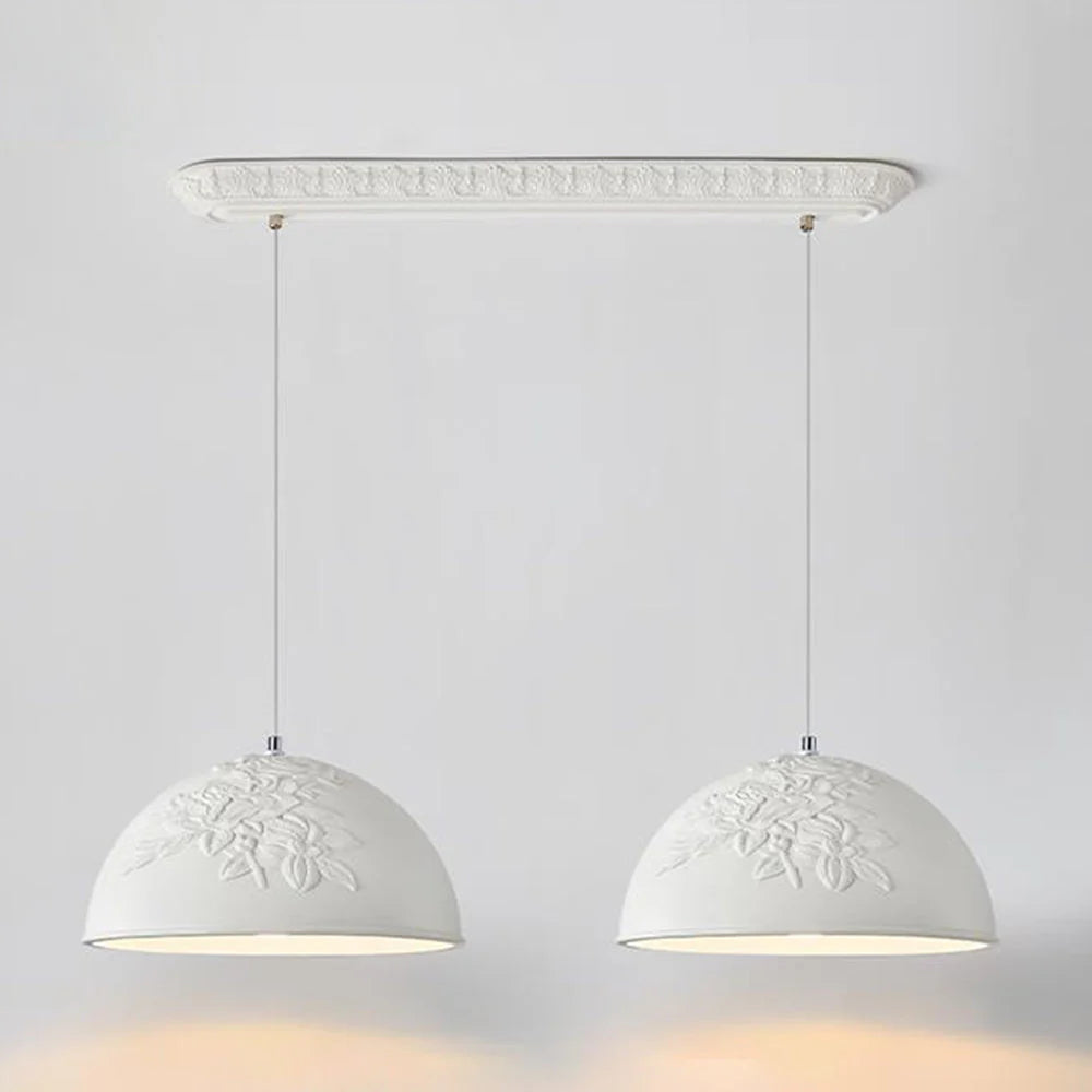 Aria Français LED Métal Résine Suspension Chambre à Coucher