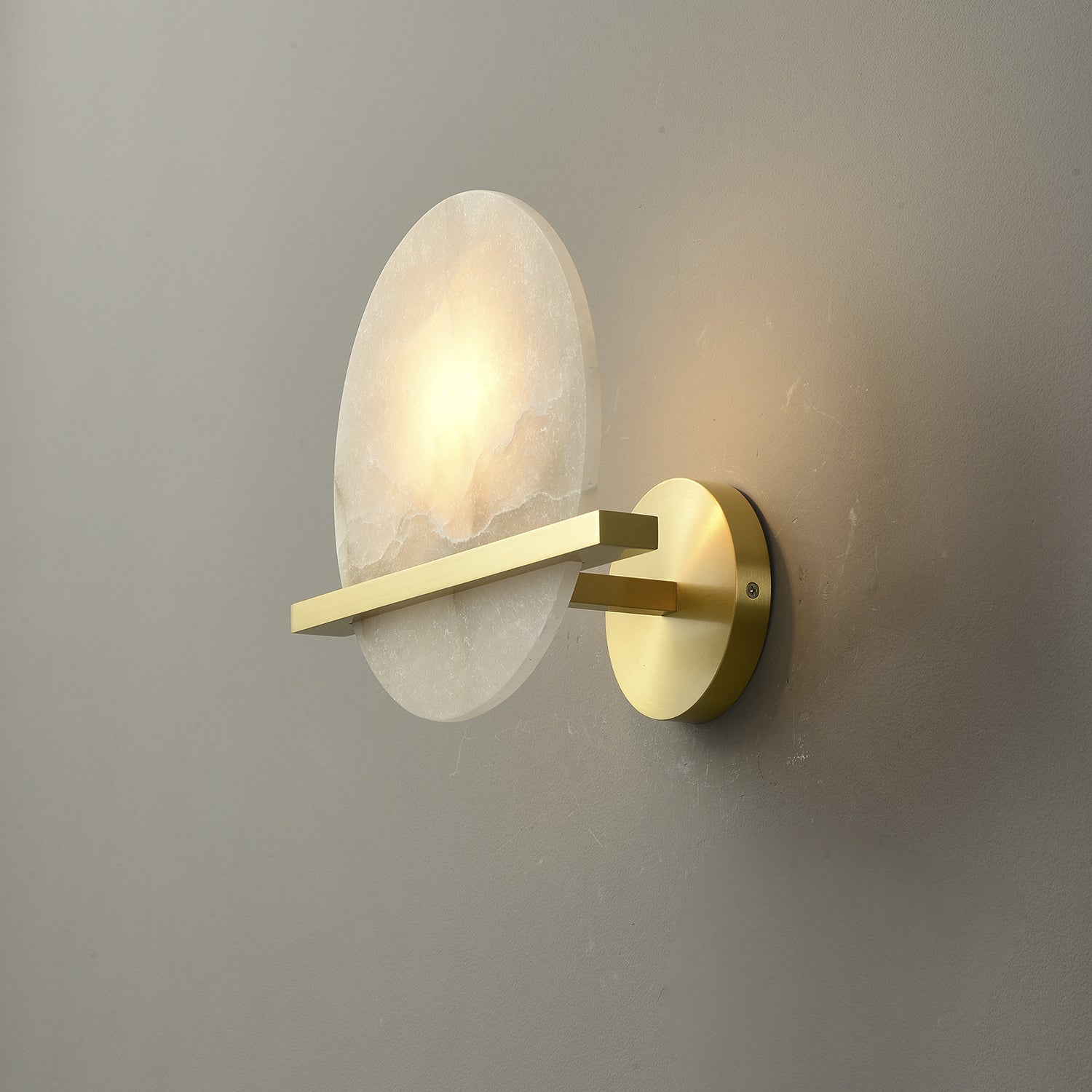 Vomiror Sphere Alabaster Wall Light - Letslighting