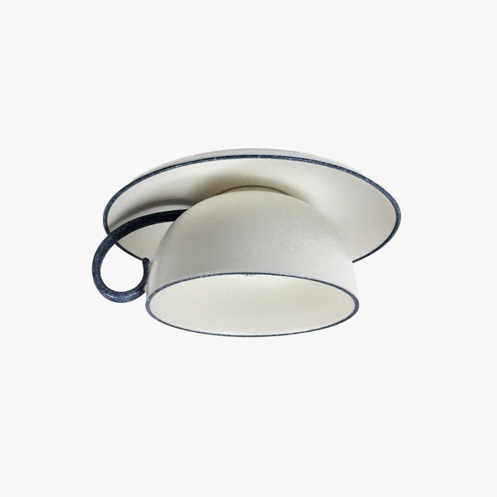 Arisha Moderne Glacage Tasse Céramique Plafonnier Chambre à Coucher