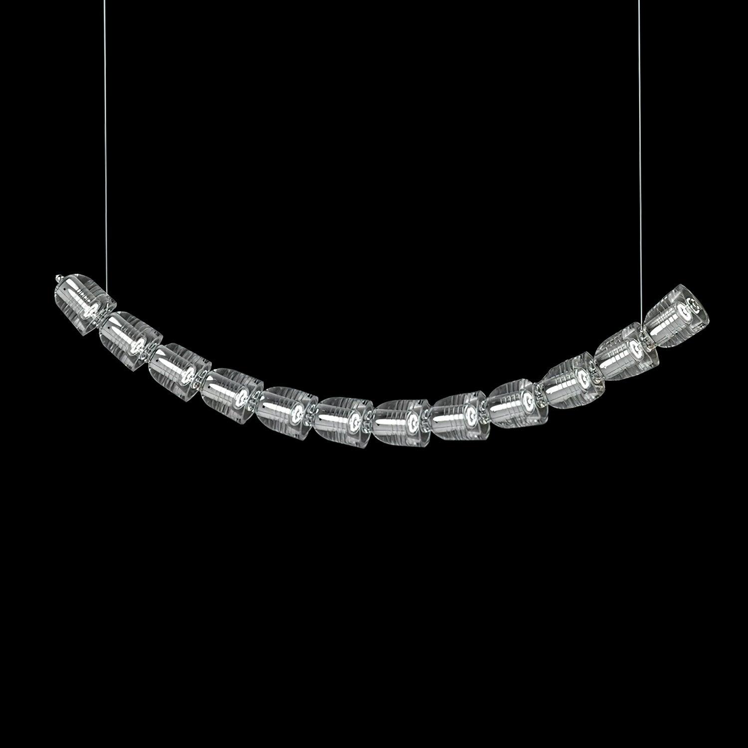 Cascade Modern Acrylic Chandelier - Blowlighting
