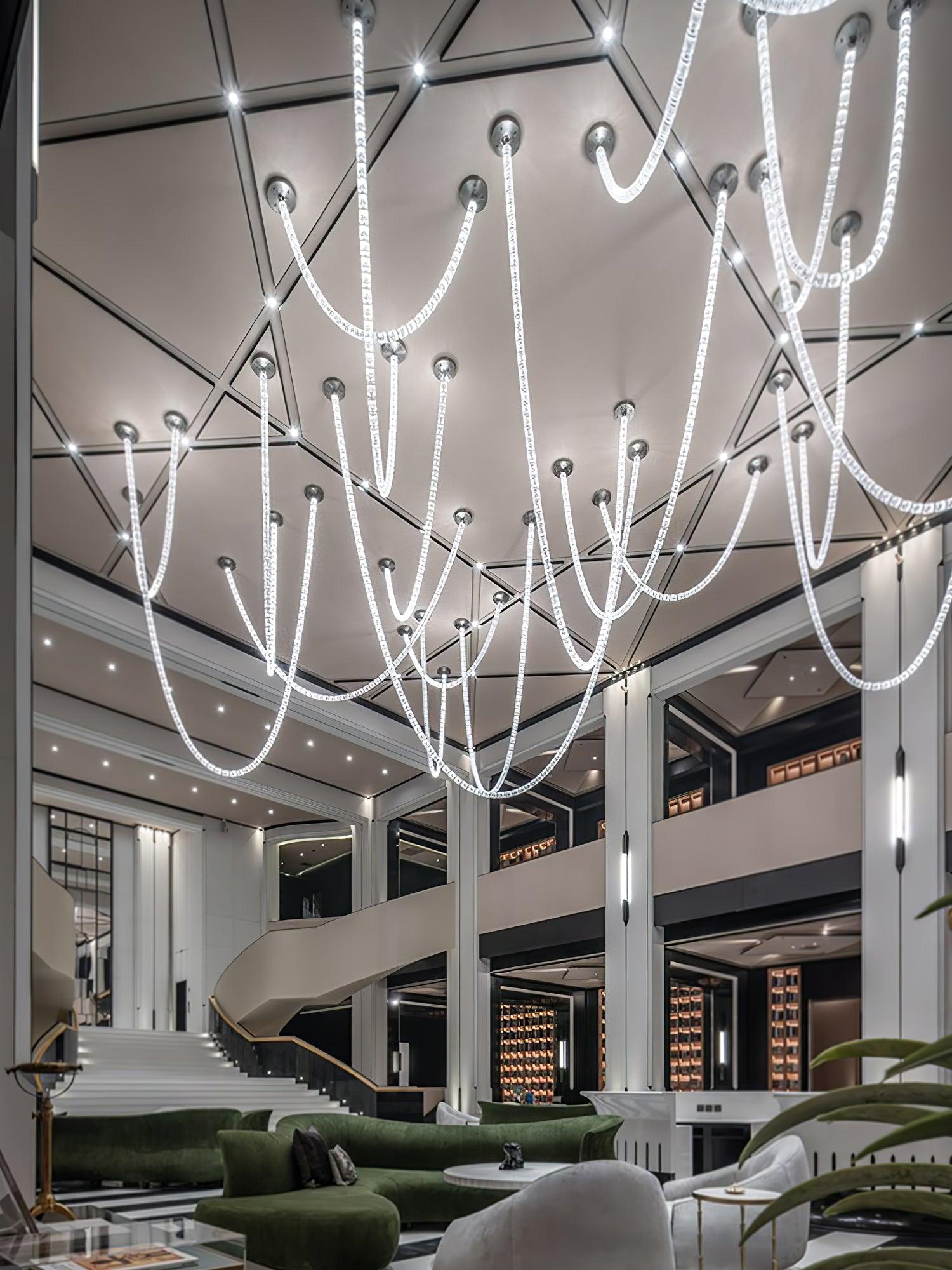 Aurvelis Modern LED Chandelier - Blowlighting