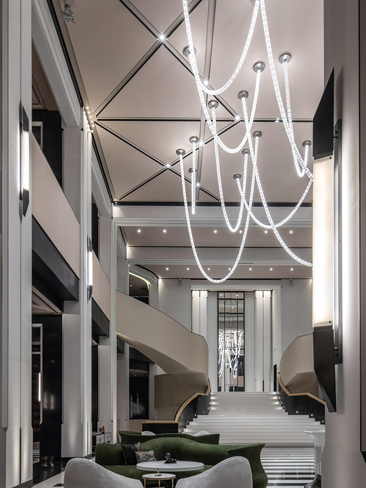 Aurvelis Modern LED Chandelier - Blowlighting