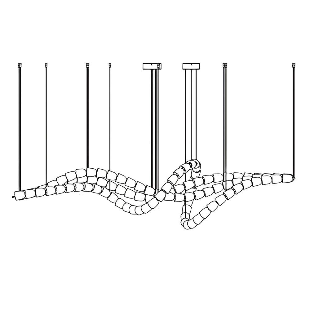 Gabriel Gold Chandelier - Blowlighting