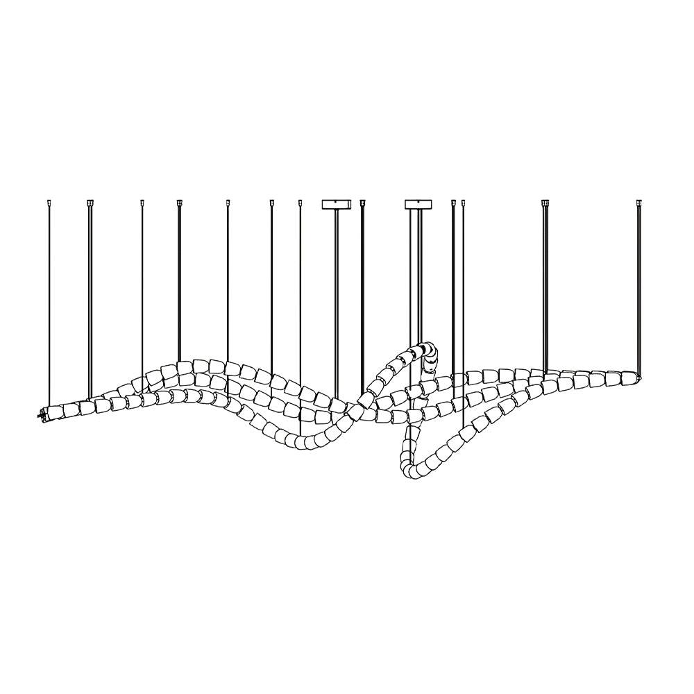 Gabriel Gold Chandelier - Blowlighting