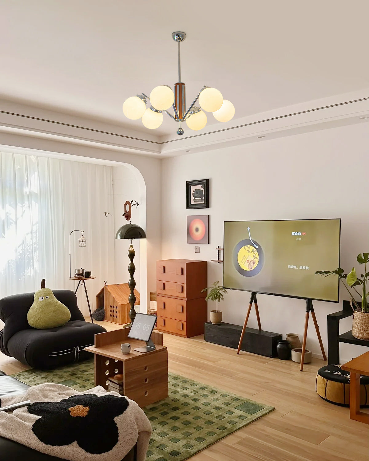 Orina Chandelier Mid-century - Letslighting