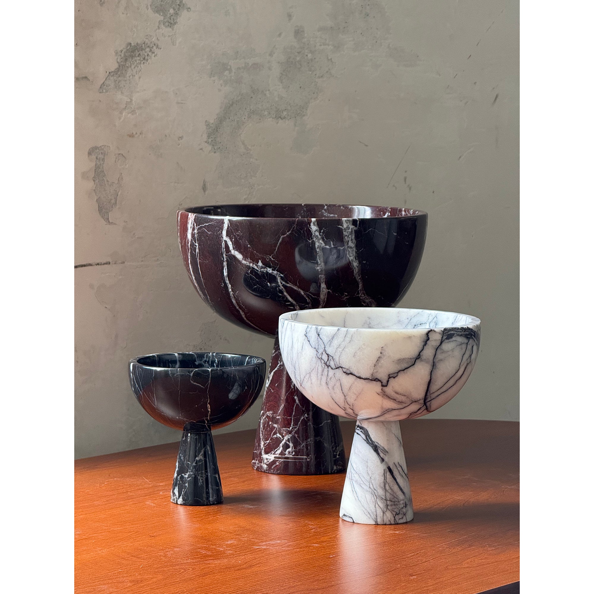 Nydoriel Modern Minimalist Marble Fruit Plate Accessories - Lamp Copper