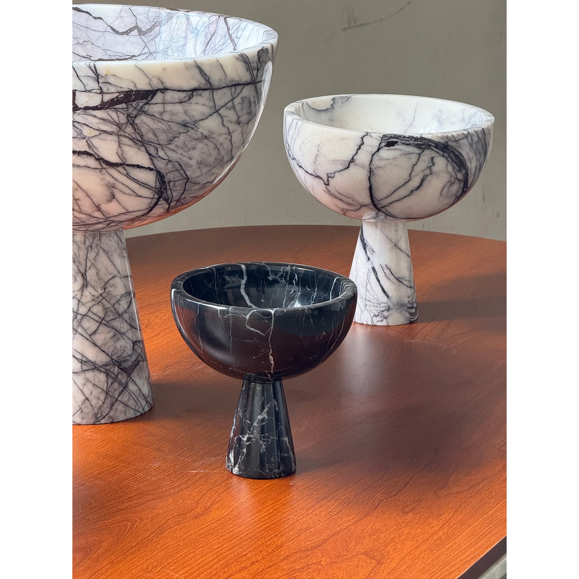 Nydoriel Modern Minimalist Marble Fruit Plate Accessories - Lamp Copper