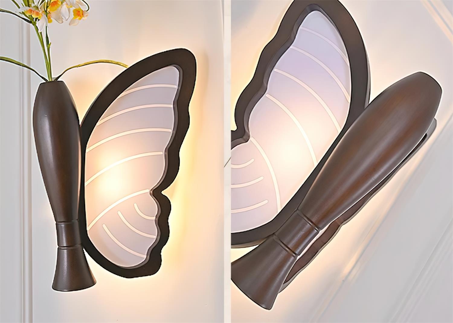 Galileo Wall Lamp Butterfly Accent - Letslighting