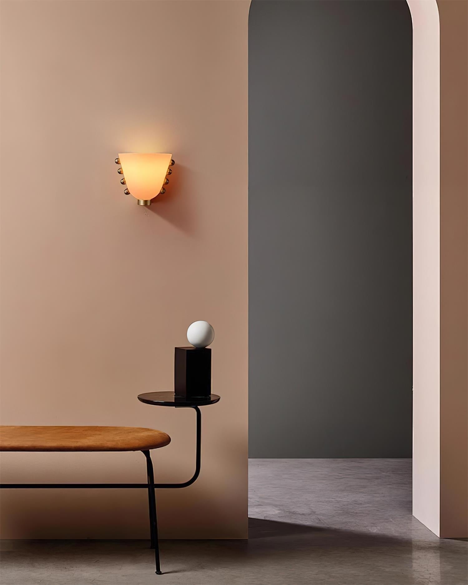 Gemma Wall Lamp with Studded Gemstone-Inspired - Letslighting