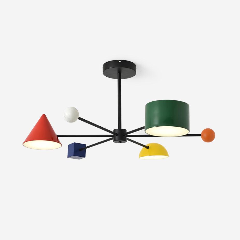 Geometry Play Series Colorful Ceiling Light - Letslighting