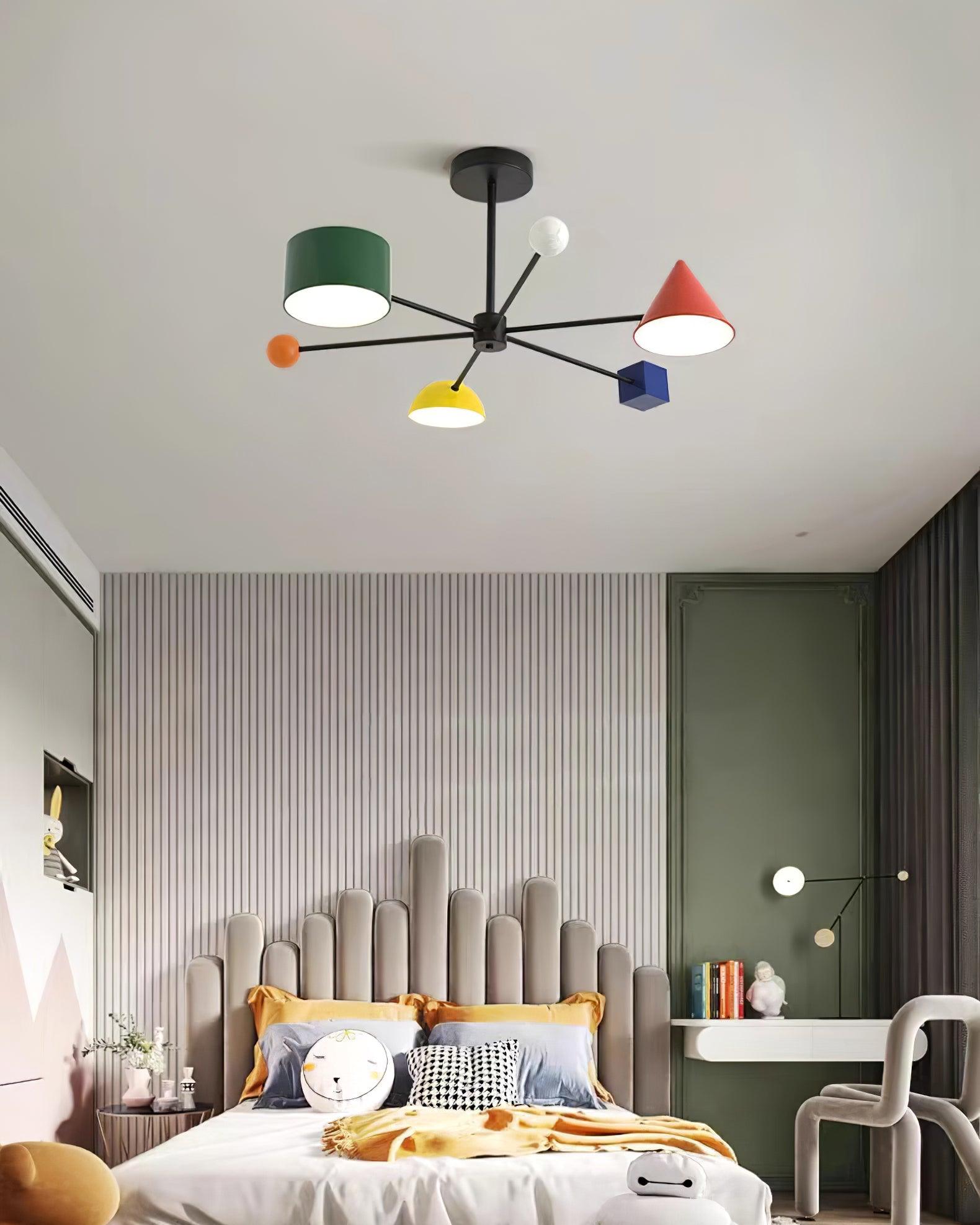 Geometry Play Series Colorful Ceiling Light - Letslighting