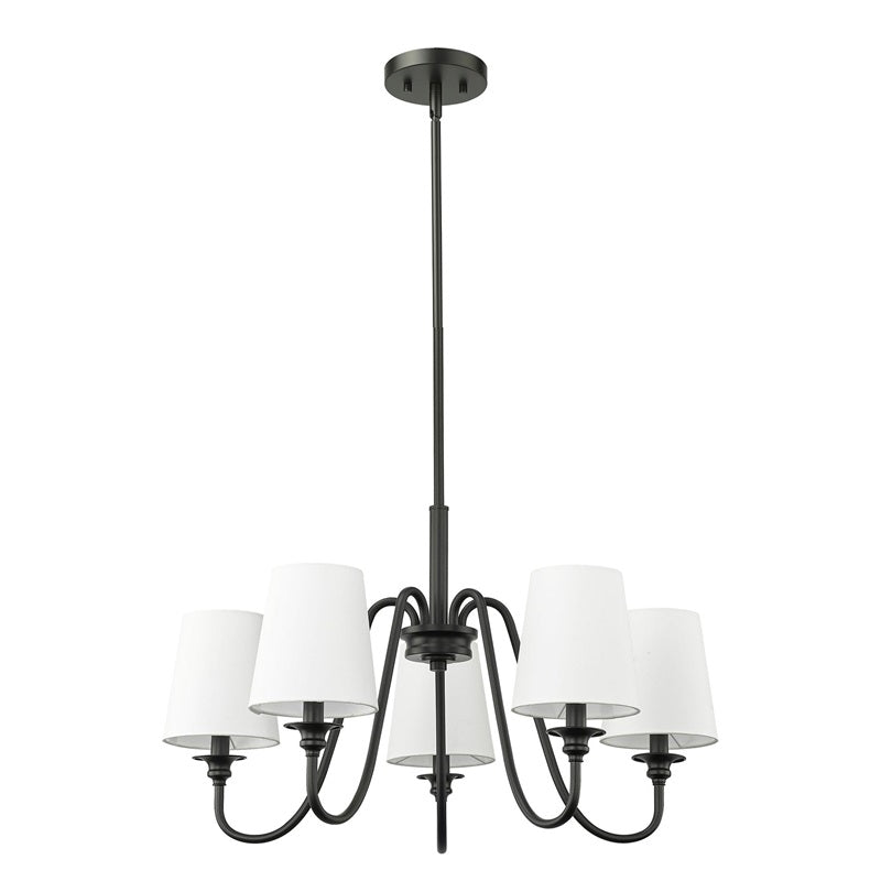 Vavenus Vintage Industrial Brass Fabric Chandelier - Lamp Copper