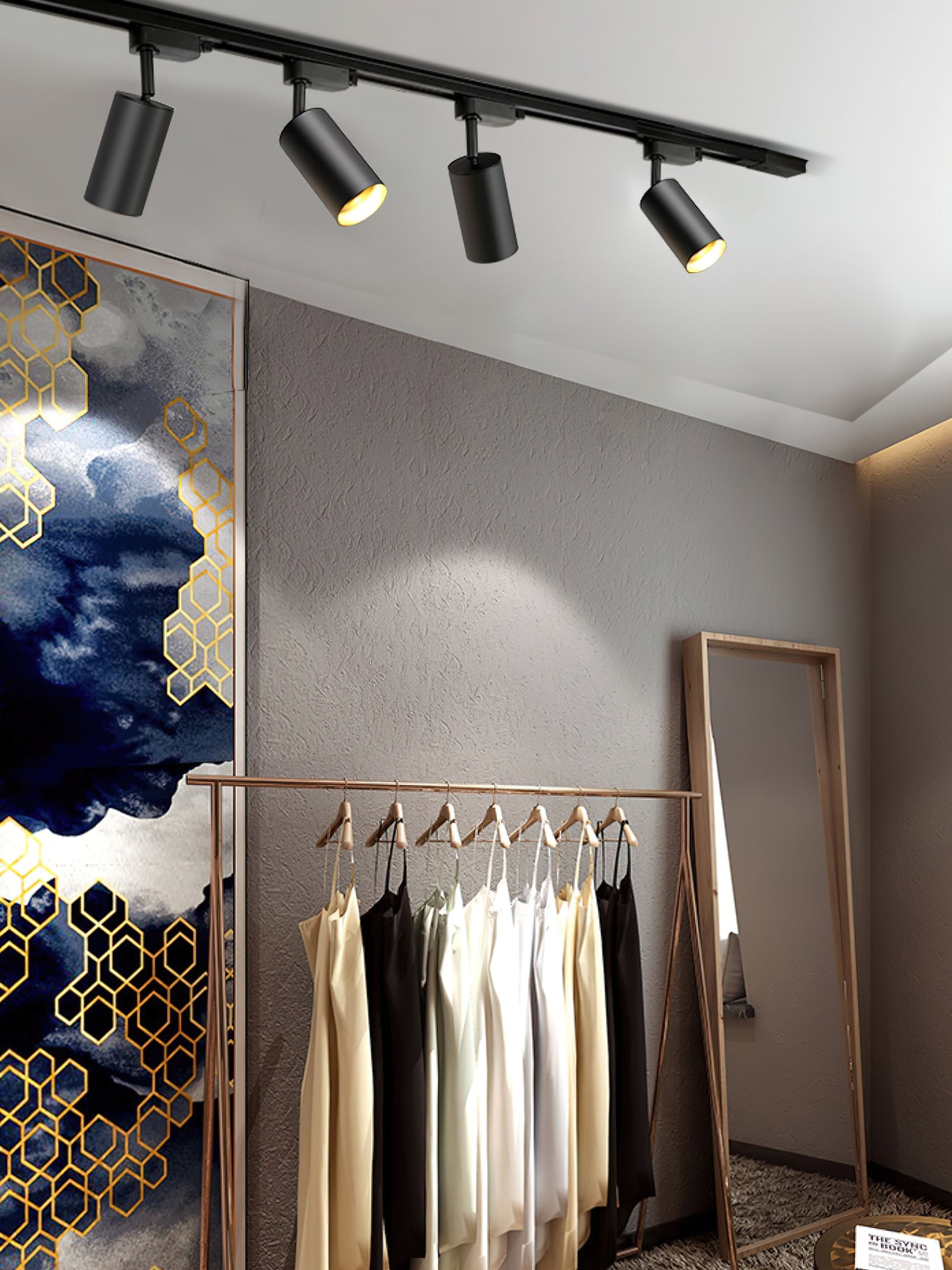 Gilded Rail Track Light - Blowlighting