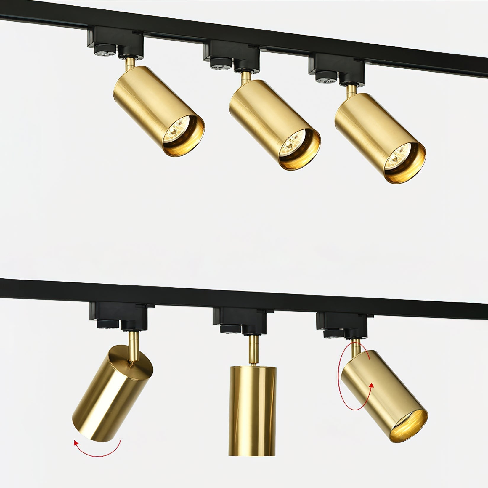 Gilded Rail Track Light - Blowlighting