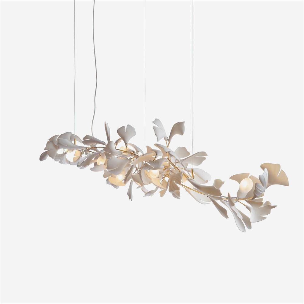 Gingko Chandelier A Style Leaf Branch Shape Modern Dining Room - Letslighting