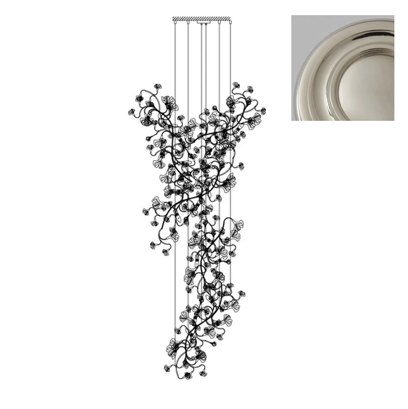 Gingko Chandelier F Style Nature-Inspired Elegance - Letslighting