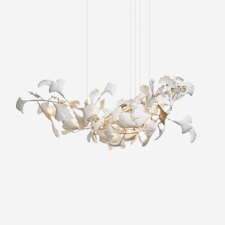 Gingko Chandelier G Style Leaf Branch Shape Modern - Letslighting