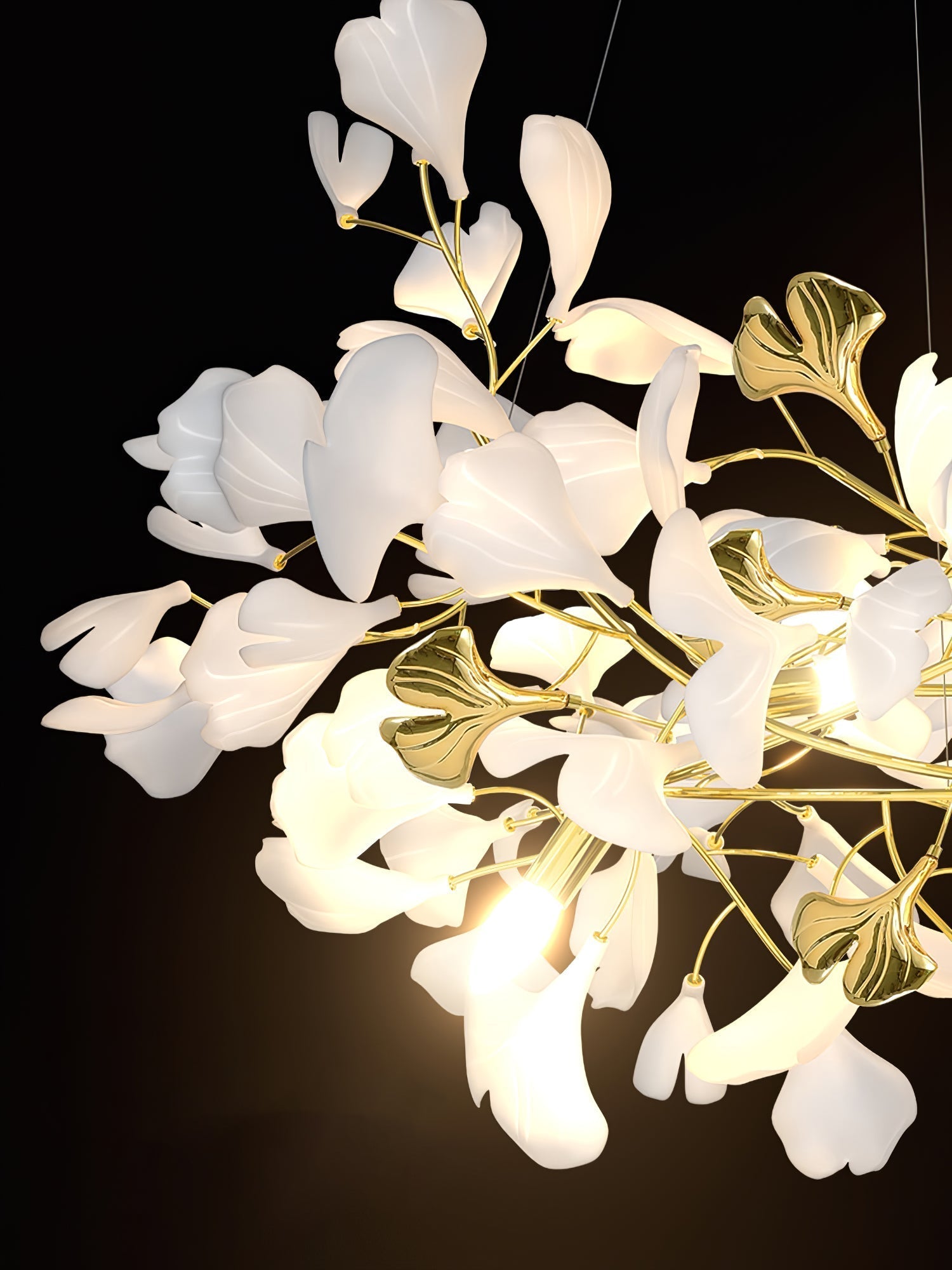 Ilvyniel Gingko Chandelier - Blowlighting
