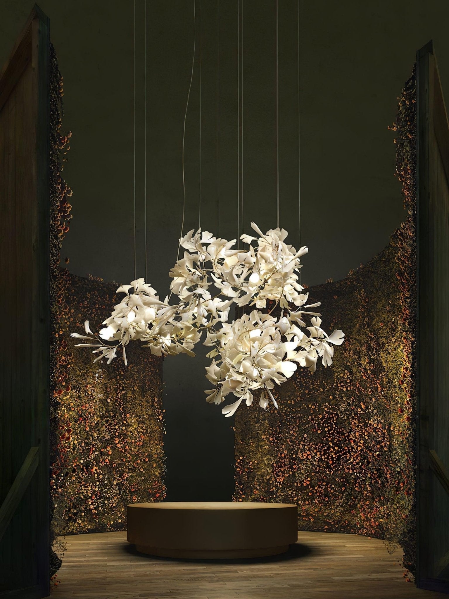 Gingko Chandelier F - Blowlighting