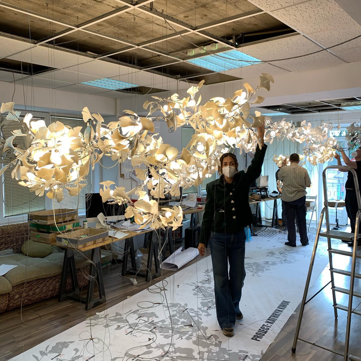 Elysia Floral Canopy Chandelier - Letslighting