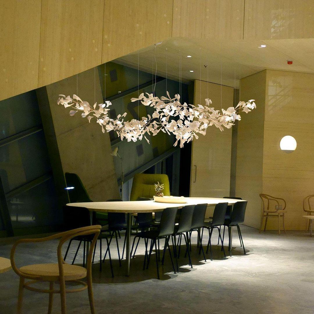 Gingko Chandelier C - Blowlighting