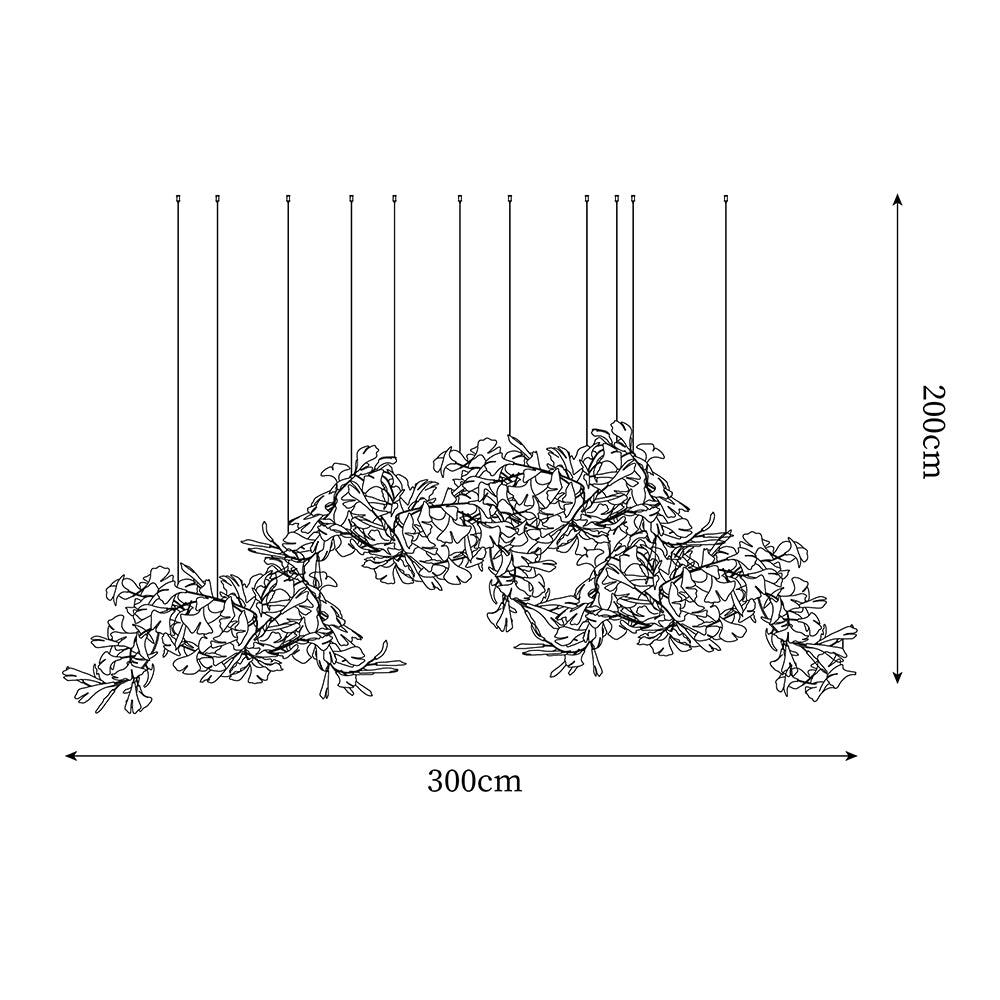 Elysia Floral Canopy Chandelier - Letslighting