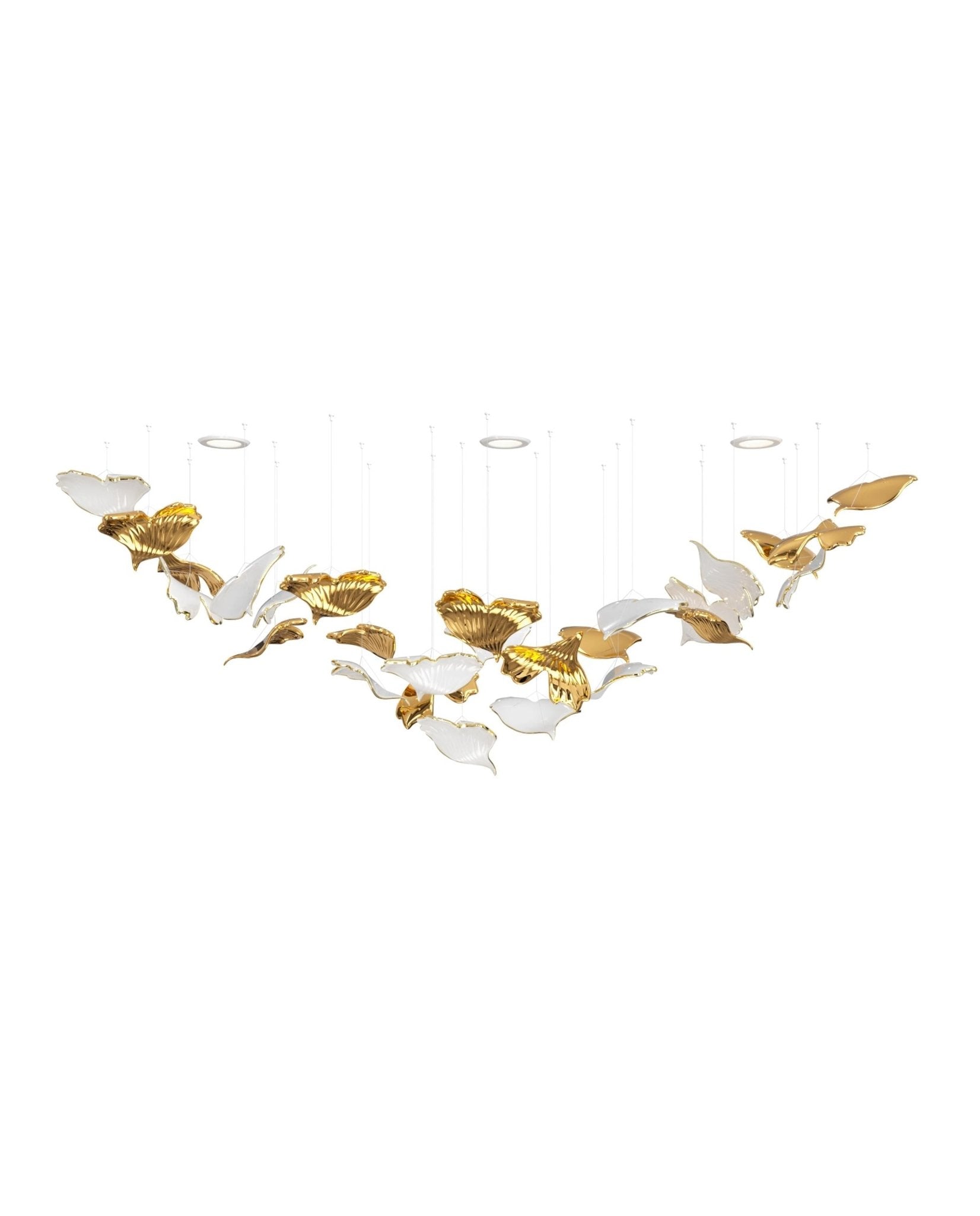 Ucareth Metal Leaf Pendant Light - Blowlighting