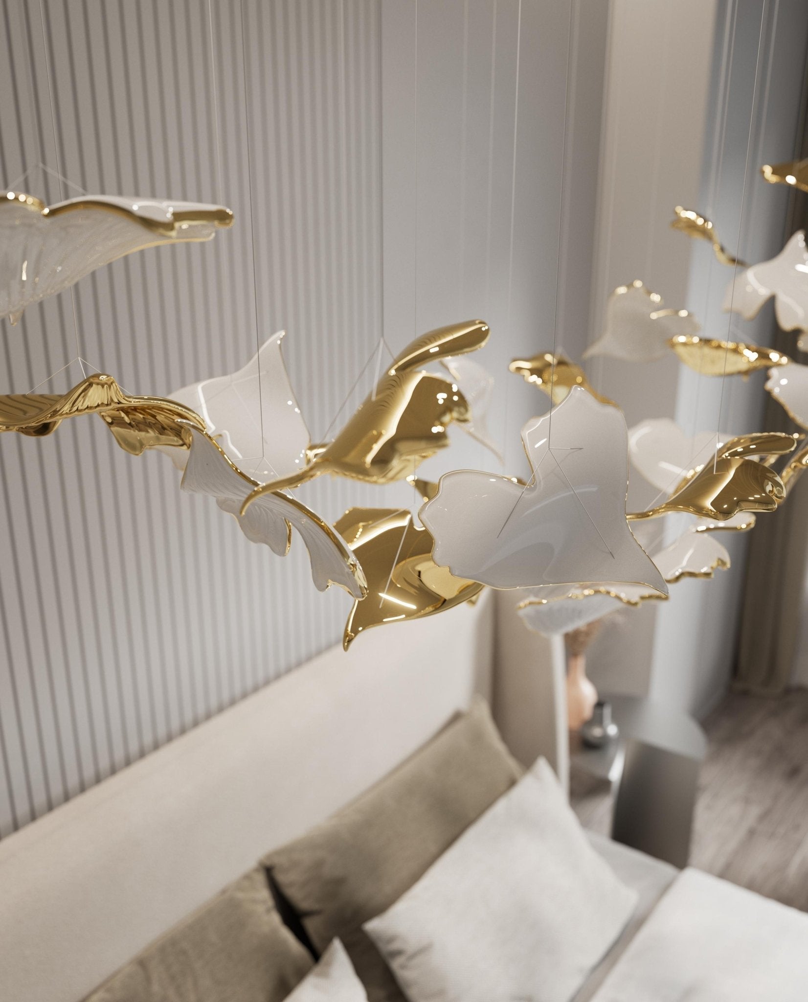 Ucareth Metal Leaf Pendant Light - Blowlighting