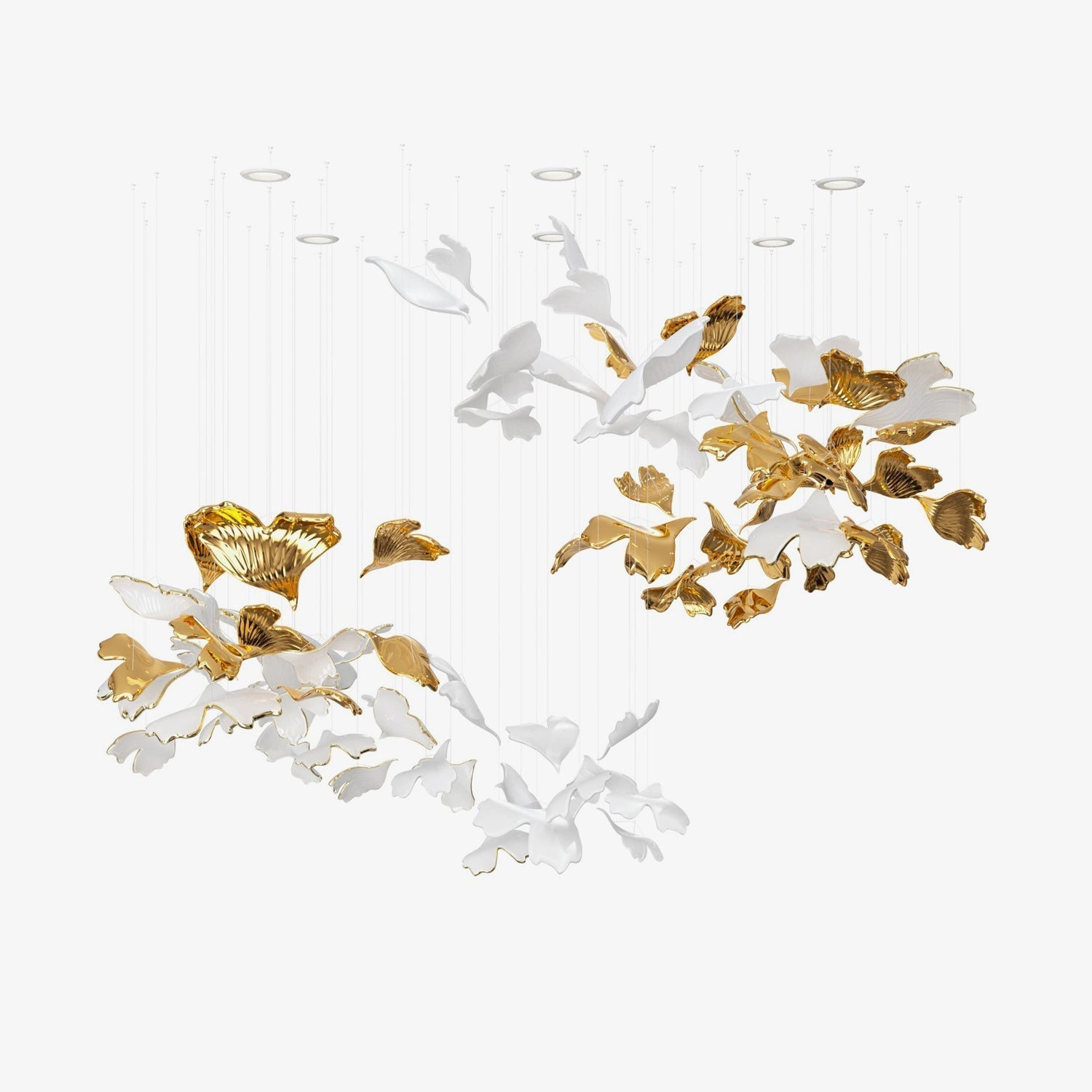 Ucareth Metal Leaf Pendant Light - Blowlighting