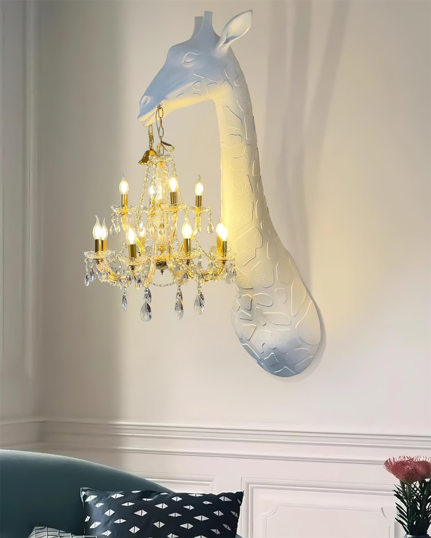 Giraffe Wall Lamp Artistic Sculpture Chandelier - Letslighting