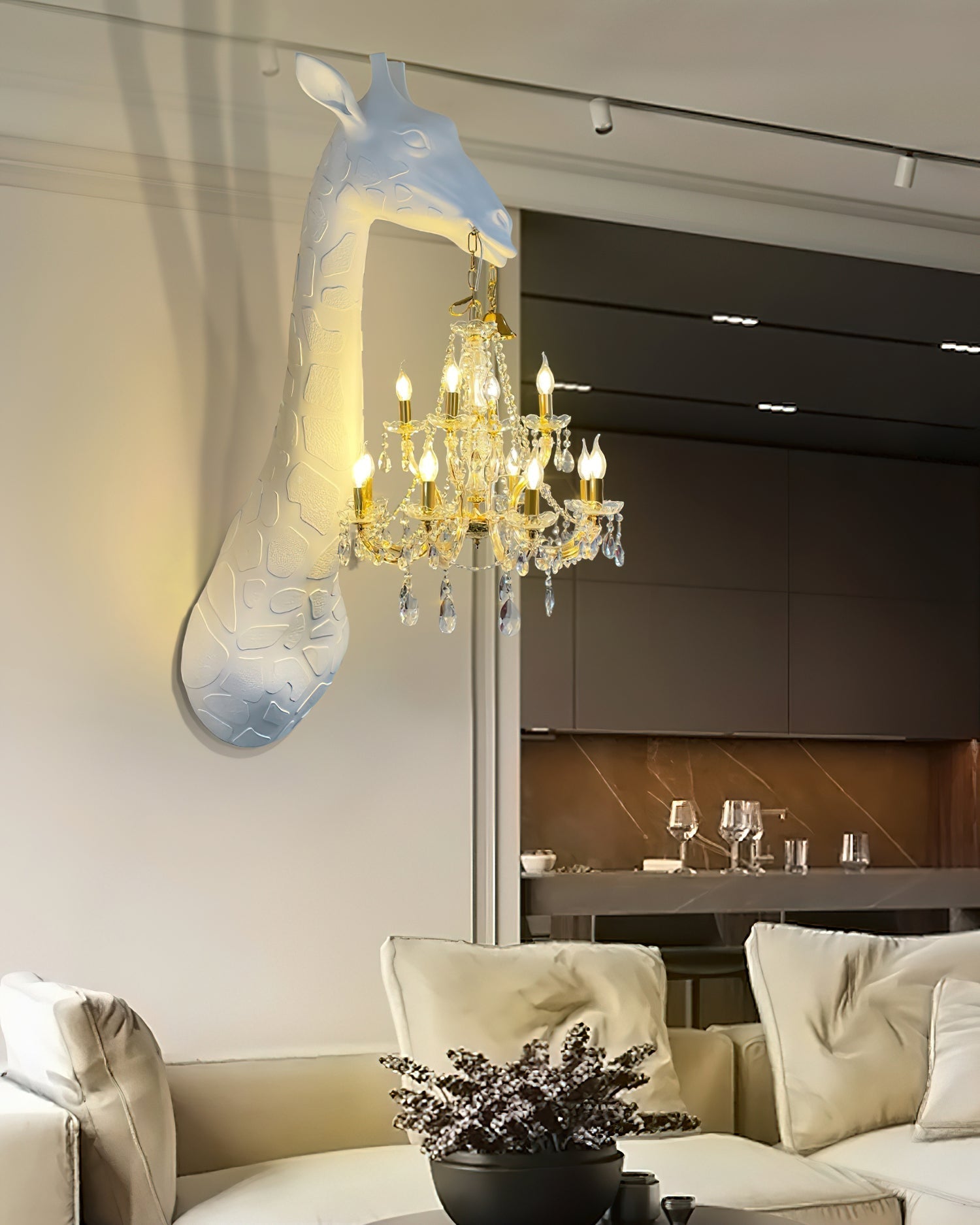 Giraffe Wall Lamp Artistic Sculpture Chandelier - Letslighting