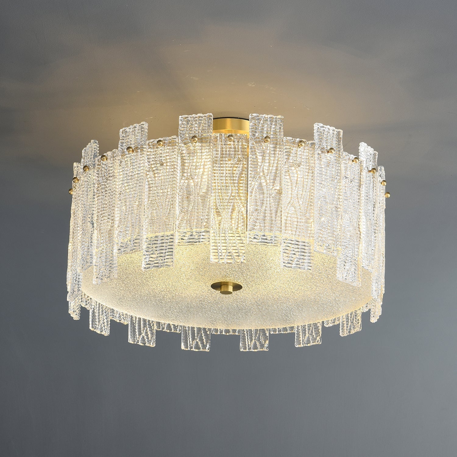 Glacier Cascade Ceiling Light - Blowlighting